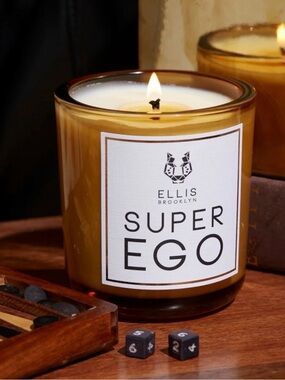 Ellis Brooklyn Luxury Scented Candle Super Ego NIB Hand Poured $65 Saffron